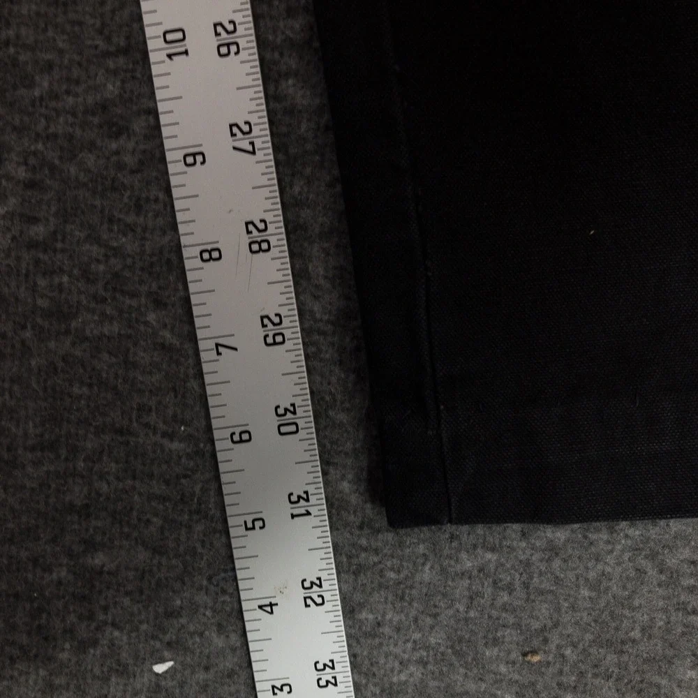 Vintage PCH Jeans Women's Size 32 L Black Cotton Denim High Rise Big Pockets